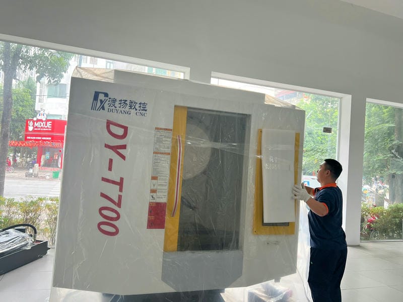 Bàn Giao Máy Khoan Cnc